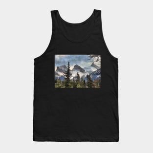 The Three Sisters - Canadian Rocky Mountains Tank Top